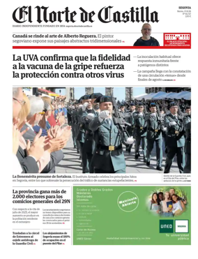 Cover of Norte de Castilla (Segovia)