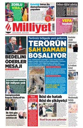 Cover of Milliyet