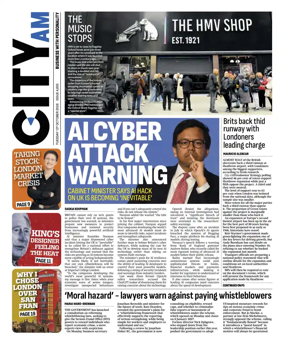 Cover of City AM
