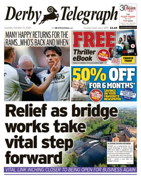 Cover of Derby Telegraph