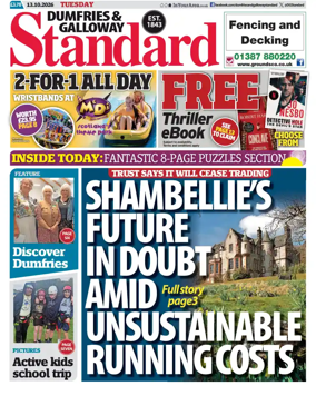 Cover of Dumfries & Galloway Standard