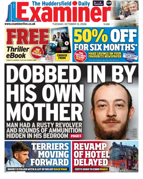 Cover of Huddersfield Daily Examiner