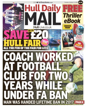 Cover of Hull Daily Mail