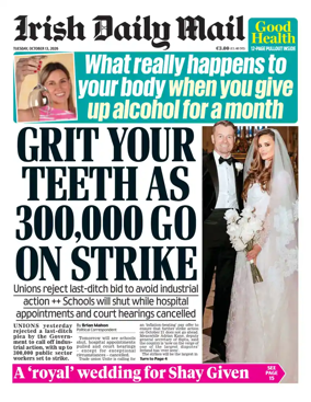Cover of Irish Daily Mail