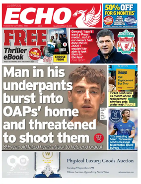 Cover of Liverpool Echo