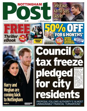 Cover of Nottingham Post