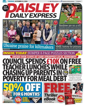 Cover of Paisley Daily Express