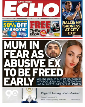 Cover of South Wales Echo