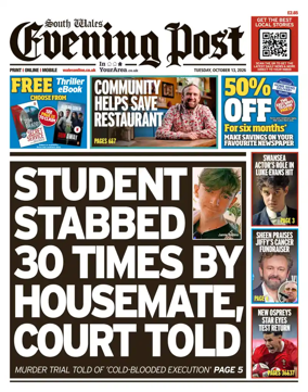 Cover of South Wales Evening Post