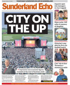 Cover of Sunderland Echo