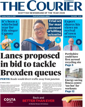 Cover of The Courier & Advertiser (Perth and Perthshire Edition)