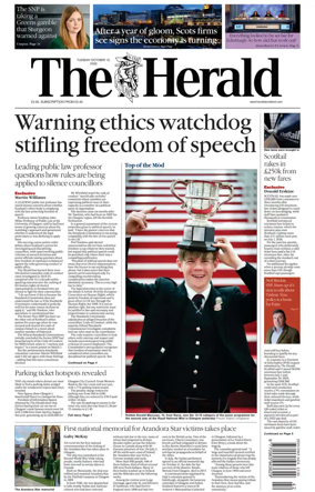 Cover of The Herald (Scotland)
