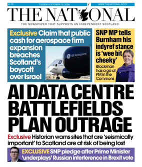 Cover of The National (Scotland)