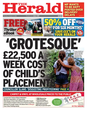 Cover of The Plymouth Herald
