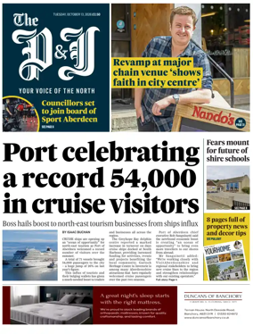 Cover of The Press and Journal (Aberdeen and Aberdeenshire)