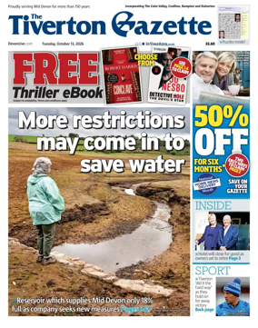 Cover of The Tiverton Gazette
