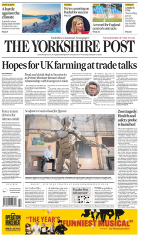 Cover of Yorkshire Post