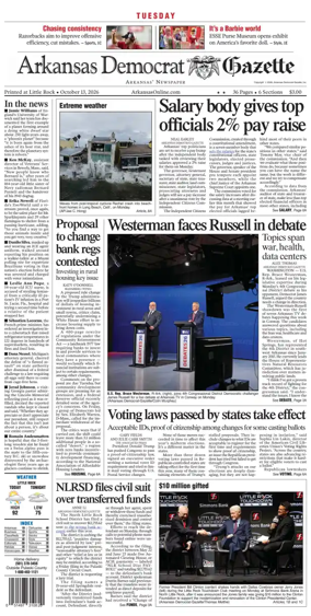 Cover of Arkansas Democrat-Gazette