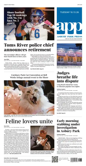 Cover of Asbury Park Press