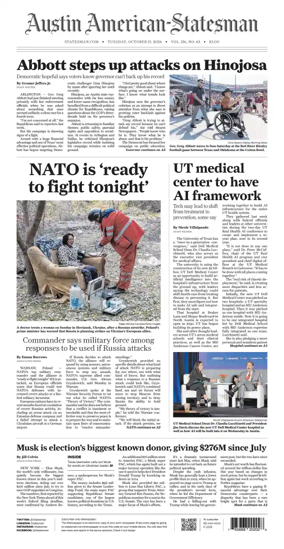 Cover of Austin American-Statesman