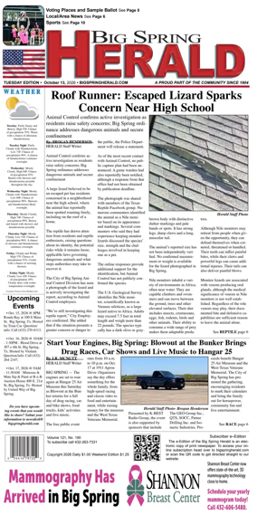 Cover of Big Spring Herald