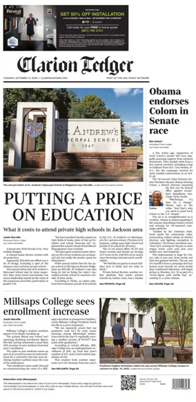 Cover of Clarion Ledger
