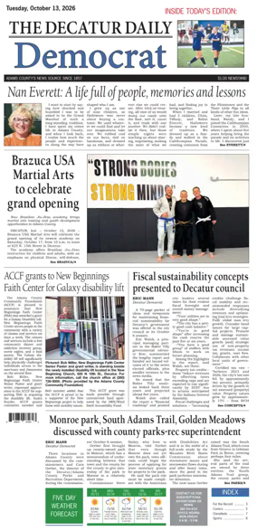 Cover of The Decatur Daily Democrat