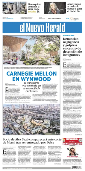 Cover of El Nuevo Herald