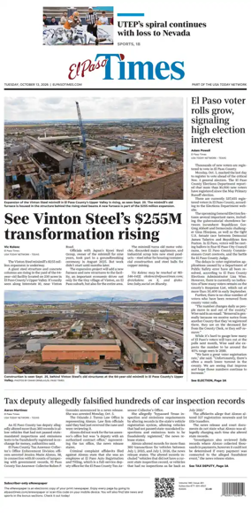 Cover of El Paso Times
