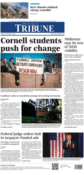 Cover of Great Falls Tribune