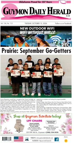 Cover of Guymon Daily Herald