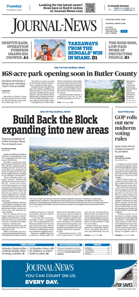 Cover of Hamilton Journal News