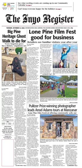 Cover of Inyo Register