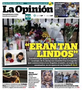 Cover of La Opinion