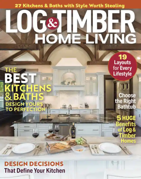 Cover of Log & Timber Home Living