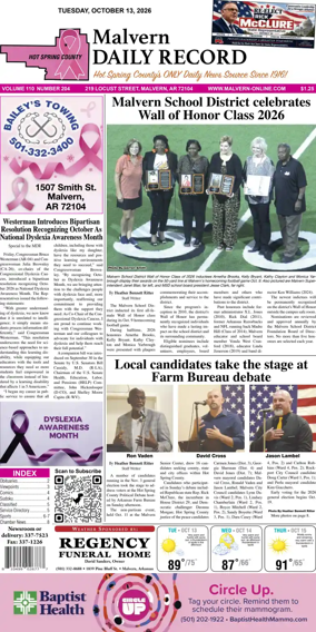 Cover of Malvern Daily Record