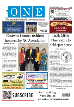 Cover of Observer News Enterprise