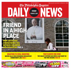 Cover of Philadelphia Daily News