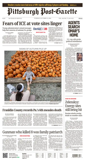 Cover of Pittsburgh Post-Gazette
