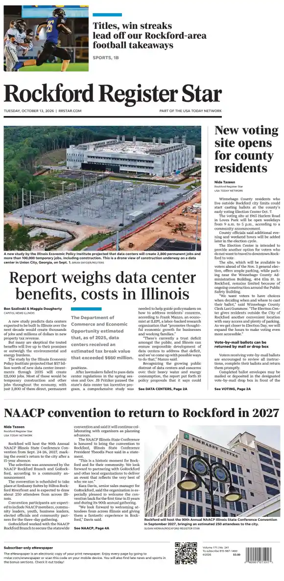 Cover of Rockford Register Star