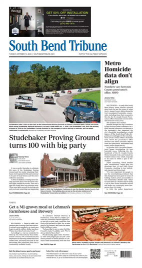Cover of South Bend Tribune