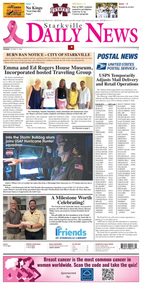 Cover of Starkville Daily News