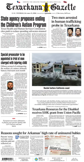 Cover of Texarkana Gazette