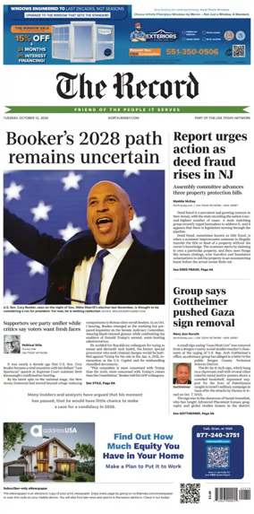 Cover of The Bergen Record