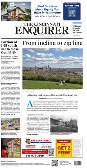 Cover of The Cincinnati Enquirer
