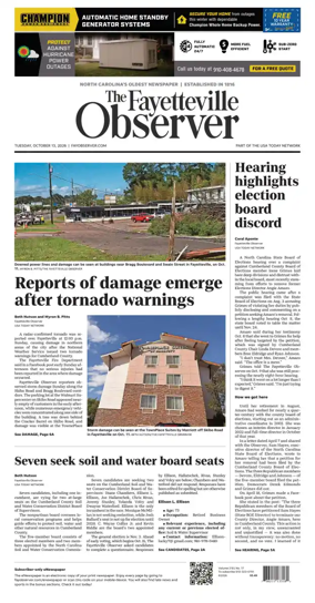 Cover of The Fayetteville Observer