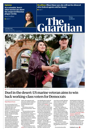Cover of The Guardian (USA)