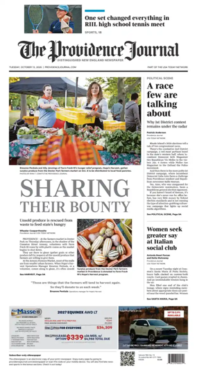 Cover of The Providence Journal