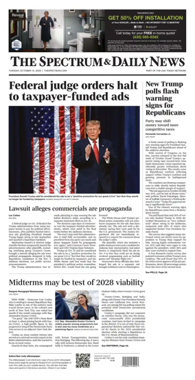 Cover of The Spectrum & Daily News