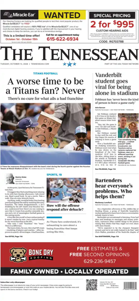 Cover of The Tennessean